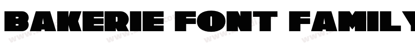 bakerie font family字体转换